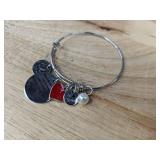 Bracelet with Charms and Best Friend Evil Eye Bracelet Set - Brand New