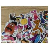 50 Animated Movie Character Stickers: Disney Pixar Cartoons - Brand New