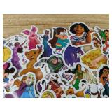 50 Animated Movie Character Stickers: Disney Pixar Cartoons - Brand New