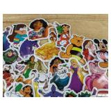 50 Animated Movie Character Stickers: Disney Pixar Cartoons - Brand New