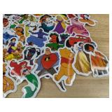 50 Animated Movie Character Stickers: Disney Pixar Cartoons - Brand New