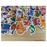 50 Animated Movie Character Stickers: Disney Pixar Cartoons - Brand New