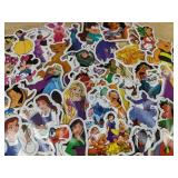 50 Animated Movie Character Stickers: Disney Pixar Cartoons - Brand New
