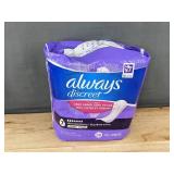 26 Always Discreet Ultimate Extra Long Pads - Brand New