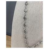 Silver Tone Cross Necklace - Brand New