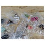 21 Pairs Silicone Ear Gauges 14mm Colorful Flexible - Brand New