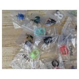 21 Pairs Silicone Ear Gauges 14mm Colorful Flexible - Brand New