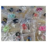 21 Pairs Silicone Ear Gauges 14mm Colorful Flexible - Brand New
