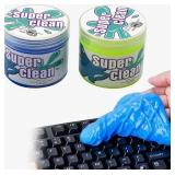 2-Pack Super Clean Cleaning Gel Putty for Keyboard and Car Interior - Brand New