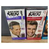 4 Boxes Just for Men Hair & Beard Color Collection - Brand New