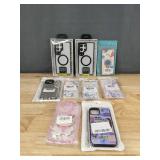 Variety of New Phone Cases in Assorted Styles and Models - Brand New