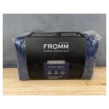6 Fromm Colorsafe Cotton Towels in Navy, 16 x 29 in - Brand New