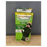 Hempvana Green Relief Arthritis Gloves L/XL - Brand New