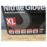 100 Supmedic Nitrile Disposable Gloves, XL - Brand New