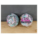 2 LOL Surprise Glitter Globe Winter Disco Dolls - Brand New *M