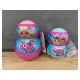 2 LOL Surprise Color Change Surprise Dolls - Brand New *M
