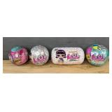 4 L.O.L. Surprise! Dolls: Queens, Bling Series, Confetti Under Wraps, Dance Dance Dance - Brand New *M