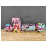 4 L.O.L. Surprise! Dolls - Queens, Dance Dance Dance, Hairgoals, Confetti Reveal - Brand New *M