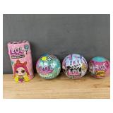 4 LOL Surprise! Dolls: Dance Dance Dance, Hairgoals, Movie Magic, Queens - Brand New *M