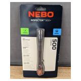 NEBO Inspector 500+ Rechargeable Waterproof Flashlight, 500 Lumens - Brand New