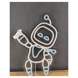 Astro Bot Neon LED Wall Sign, 16.5" - Brand New