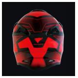 Brand New MX Force MHS39 Jet Motocross Helmet - Red & Black - Adult Size Medium *N
