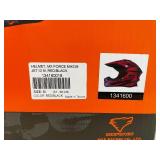 Brand New MX Force MHS39 Jet Motocross Helmet - Red & Black - Adult Size Medium *N