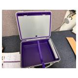 Latching Silver Briefcase