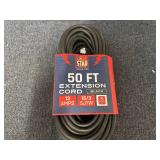 50Ft Black Extension Cord