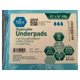 50 Disbosable Underpads