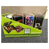 4 Metal Smoking Boxes