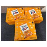 3 X 6Ct Boxes Of White Cheddar Skinny Pop