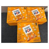 3 X 6Ct Boxes Of White Cheddar Skinny Pop