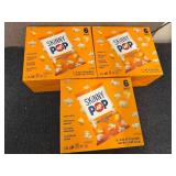 3 X 6Ct Boxes Of White Cheddar Skinny Pop