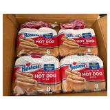 4 X 8Ct Bags Of Hostess Hot Dog Buns