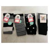 4 Pairs Of Black Muk Luks Socks