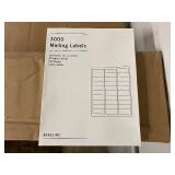9000 Baseline Mailing Labels - 1 X 2 5/8"