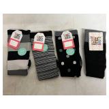 4 Pairs Of Black Muk Luks Socks