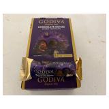 SSS. 12x Godiva Chocolate Domes Double Chocolate