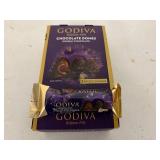 SSS. 12x Godiva Chocolate Domes Double Chocolate