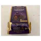 SSS. 12x Godiva Chocolate Domes Double Chocolate