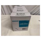 4x 500 Plastic Black Jumbo Straws-Unwrapped 7.75"