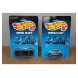 *2* Vintage Hot Wheels Speed Fleet - Thunderburner & VW Bug