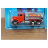 *2* Vintage Hot Wheels Workhorses - Peterbilt Tank Truck & Delivery Truck