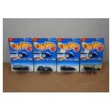 *4* Hot Wheels Dark Rider Series - Splittin Image II, Twin Mill II, Silhouette II, Rigor-Motor