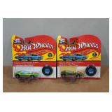 *2* Hot Wheels 25th Anniversary with Matching Button - Splittin Image
