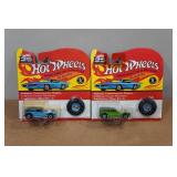 *2* Hot Wheels 25th Anniversary with Matching Button - The Demon