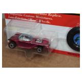 *2* Hot Wheels 25th Anniversary with Matching Button - Beatnik Bandit, Red Baron