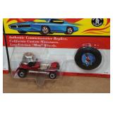 *2* Hot Wheels 25th Anniversary with Matching Button - Beatnik Bandit, Red Baron
