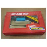 Vintage Hot Wheels Take-Along-Train Set